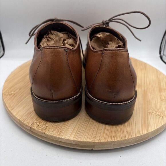 Cole Haan Men\'s Lenox Hill Cap Oxford Brown Size 11M C11632 Lace Up Dress Shoes